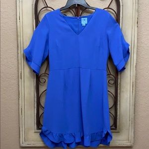 CeCe Ruffle Trim Dress